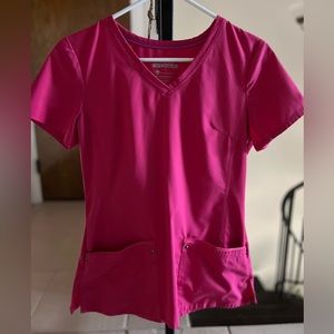 Pink scrubs set XS
